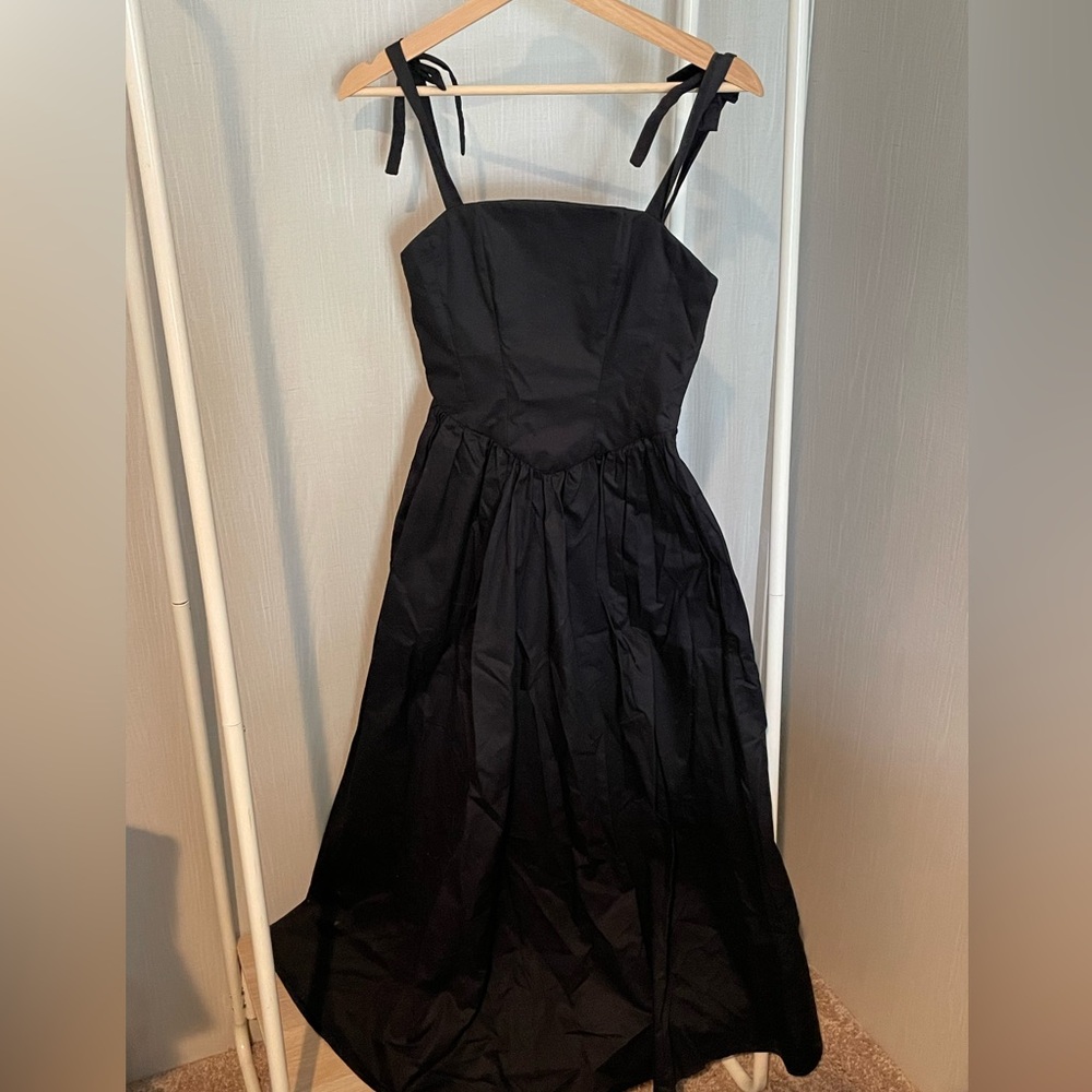 Zara Black Midi Dress